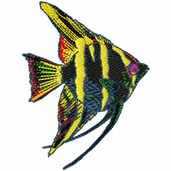 Fishes Embroidery Design 6 Fishes Embroidery Design 6